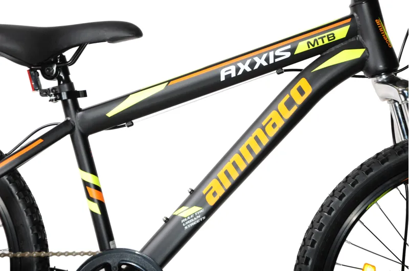 Ammaco Axxis 24 Inch Wheel Black and Orange-3